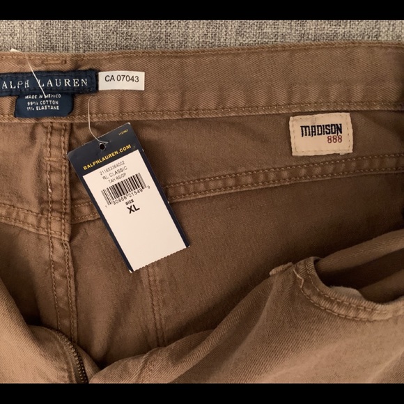 Ralph Lauren prewashed new pants. NEW!  Size. XL - Picture 3 of 5